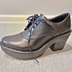 Born Platform Lace-up Oxfords - New in Box, Size 8
